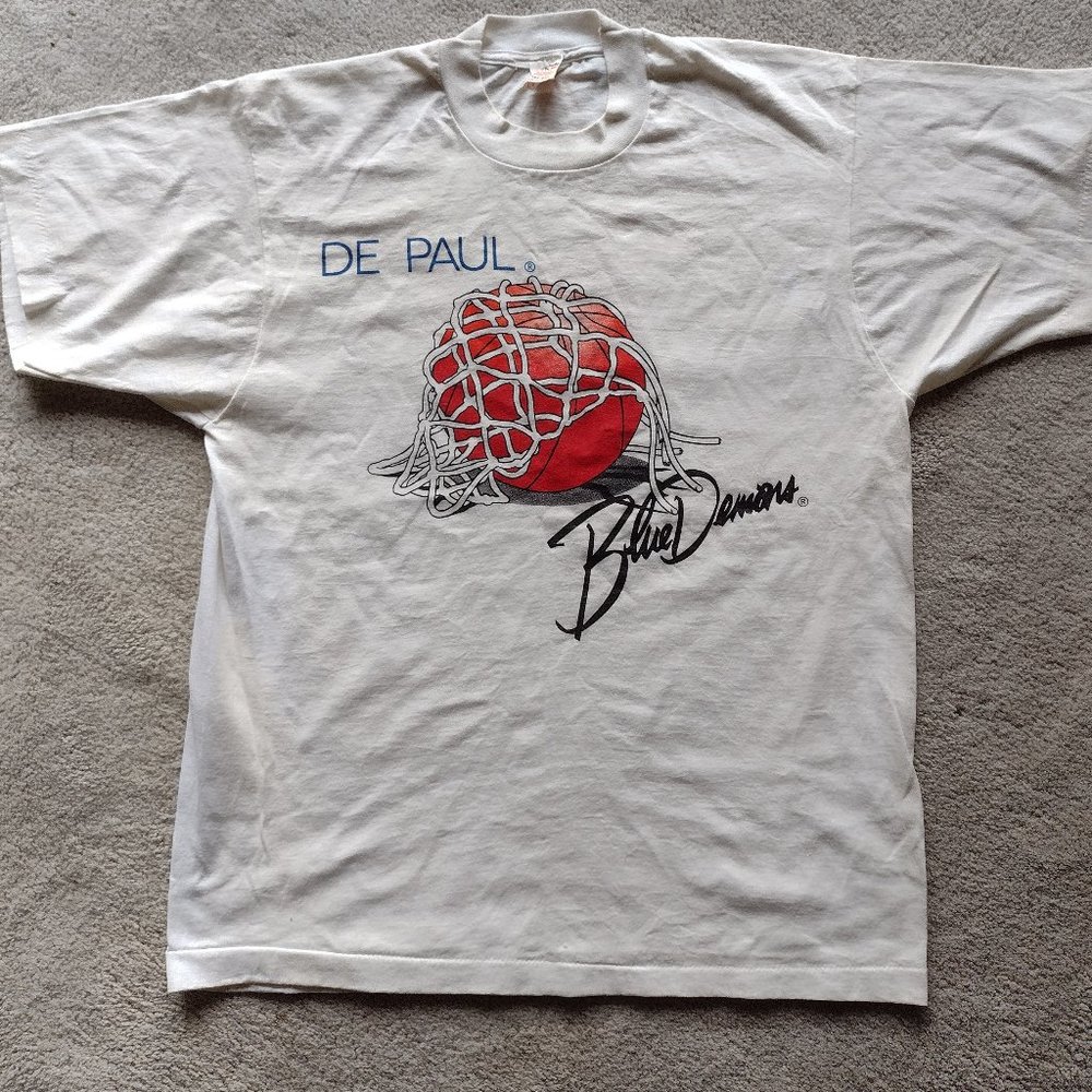 Vintage DePaul Blue Demons Basketball Shirt